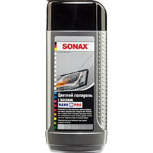 SONAX Цветной полироль с воском (серебристый/серый) NanoPro 0,25л