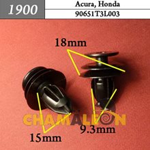 Автокрепеж для Acura, Honda