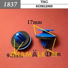 Автокрепеж для Audi, Seat, Skoda, Volkswagen