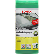 SONAX Салфетки для очистки стекол 1уп.х25шт