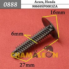 Автокрепеж для Acura, Honda