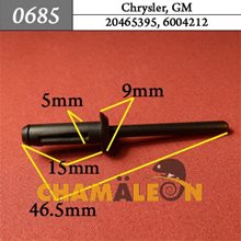 Автокрепеж для Chrysler, GM
