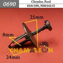 Автокрепеж для Chrysler, Ford
