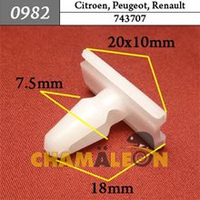 Автокрепеж для Citroen, Peugeot, Renault