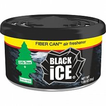 Ароматизатор в баночке Fiber Can "Черный Лед" (Black Ice)