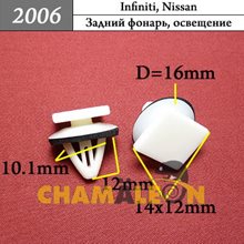 Автокрепеж для Infiniti, Nissan
