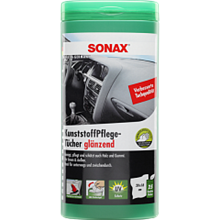 SONAX Салфетки для очистки пластика 1уп.х25шт
