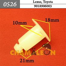 Автокрепеж для Lexus, Toyota